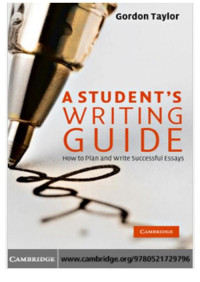 A Student’s Writing Guide