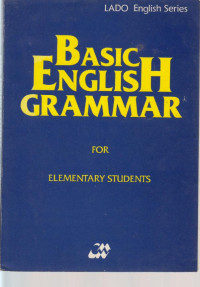 Basic English Grammar For Elementary Students