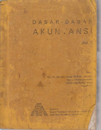 Dasar-dasar Akuntansi Jilid I