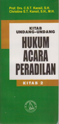 Kitab Undang-Undang Hukum Acara Peradilan Kitab 2