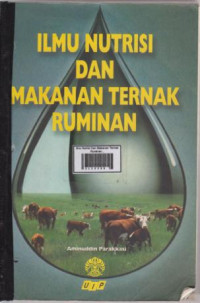 Ilmu Nutrisi Dan Makanan Ternak Ruminan