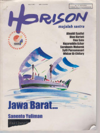 Horison Majalah Sastra : Jawa Barat Sanento Yuliman Kakilangit