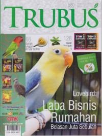 Trubus : Lovebird : Laba Bisnis Rumahan : Belasan Juta Sebulan