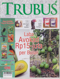 Trubus : Laba Avokad Rp 15-Juta Per Bulan