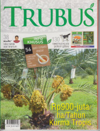 Trubus : Rp 900-Juta/ha/Tahun Kurma Tropis