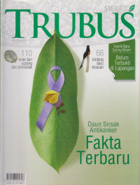 Trubus : Daun Sirsak Antikanker Fakta Terbaru