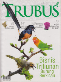 Trubus : Bisnis Triliunan Burung Berkicau