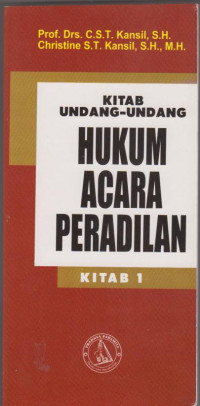 Kitab Undang-Undang Hukum Acara Peradilan Kitab 1