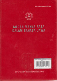 Medan Makna Rasa Dalam Bahasa Jawa