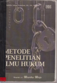 Metode Penelitian Ilmu Hukum