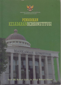 Pendidikan Kesadaran Berkonstitusi