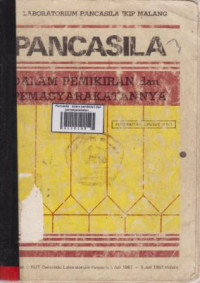 Pancasila : dalam pemikiran dan pemasyarakatan