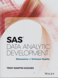 Sas Data Analytic Development : Dimensions Of Sofware Quality