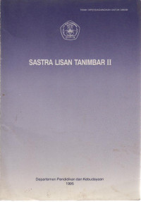 Sastra Lisan Tanimbar II