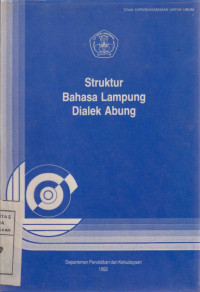 Struktur Bahasa Lampung Dialek Abung