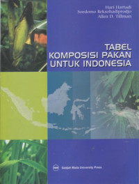 Tabel Komposisi pakan untuk indonesia