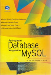 Pemrograman Database menggunakan MYSQL