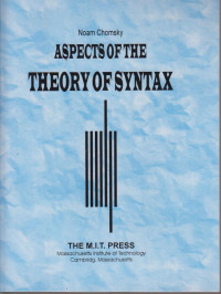 Aspects Of The Theory Of Syntax