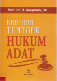 Bab-Bab Tentang Hukum Adat