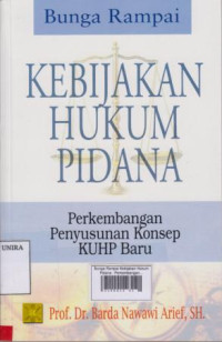 Bunga Rampai Kebijakan Hukum Pidana : Perkembangan Penyusunan Konsep KUHP Baru