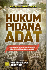 HUKUM PIDANA ADAT