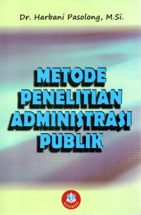 Image of METODE PENELITIAN ADMINISTRASI PUBLIK