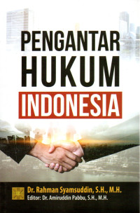 Image of PENGANTAR HUKUM INDONESIA
