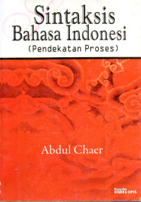 Image of Sintaksis Bahasa Indonesia