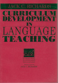 Curiculum Devalopment In Linguage Teaching