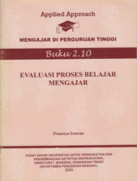 Evaluasi Proses Belajar Mengajar