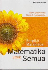 Berfikir Matematis : Matematika Untuk Semua