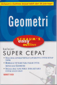 Geometri : Schum's Easy Ouylines Belajar Super Cepat