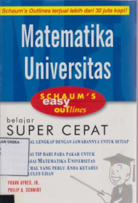 Matematika Universitas : Schaum's Easy OuTlines