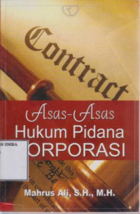 Asas-asas Hukum Pidana Korporasi