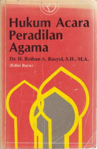 Hukum Acara Peradilan Agama