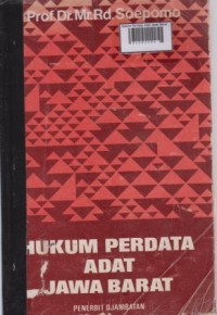 Hukum Perdata Adat Jawa Barat