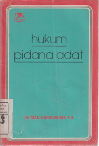 Hukum Pidana Adat