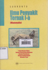 Ilmu Penyakit Ternak I-a (Mamalia)