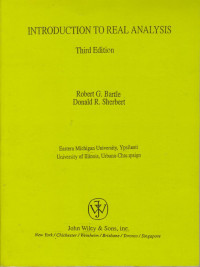 Introduction To Real Analysis Third Edition