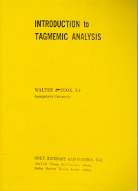 Intruduction To Tagmemic Analysis