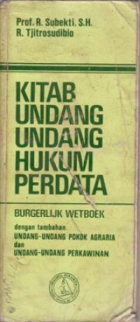 Kitab Undang-Undang Hukum Perdata