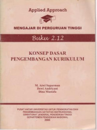 Konsep Dasar Pengembangan Kurikulum