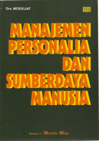 Manajemen Personalia dan SumberDaya Manusia