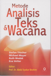 Metode Analisis Teks Dan Wacana