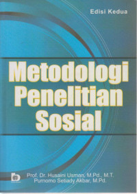 Metodologi Penelitian Sosial