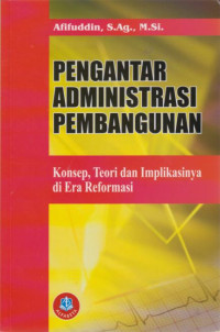 Pengantar Administrasi Pembangunan