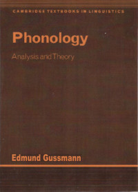 Phonology Analysis And Theory