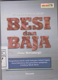 Besi Dan Baja (Ilmu Metalurgi)