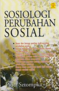 Sosiologi Perubahan Sosial