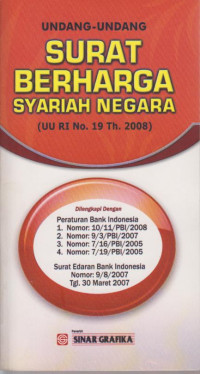 Undang-Undang Surat Berharga Syariah Negara